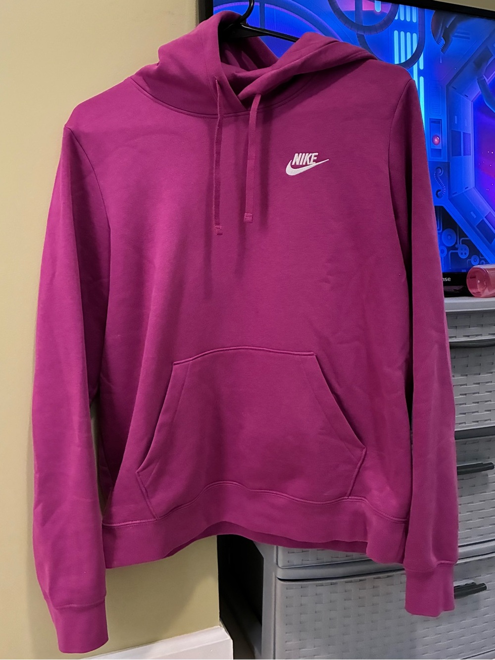 Nike Hooded Sweatshirt with White Logo